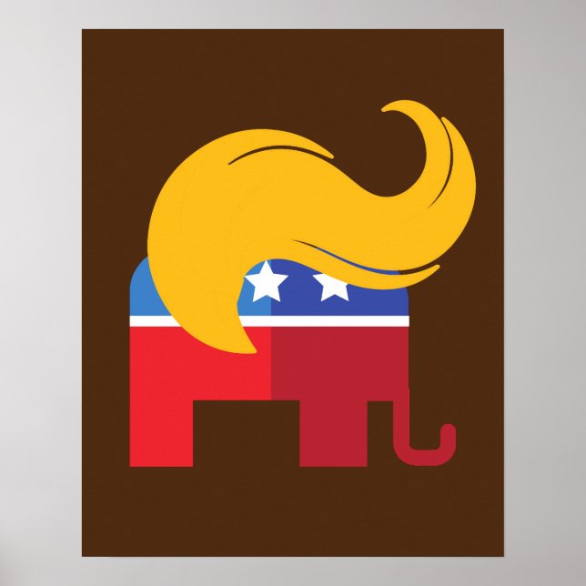 Poster Élection présidentielle de Trump en 2024 (Devant)