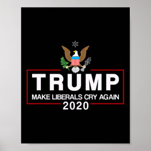 Poster Élection pro Donald Trump républicain Gop