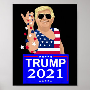 Poster Élection Trump 4 Ever 