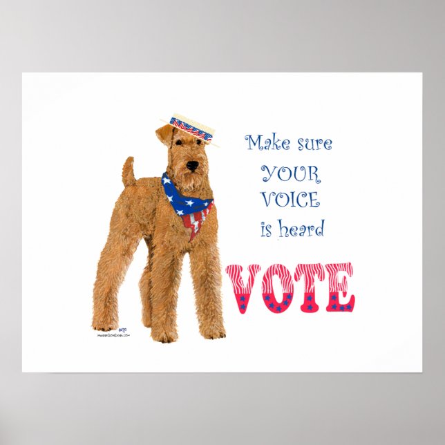Poster Élections de Terrier Irlandais (Devant)