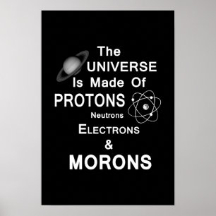 Poster Électrons Et Morons À Neutrons De Protons