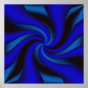 Poster Elégance en bleu....