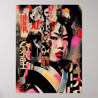 Poster Elegant Geisha : Propaganda Paragon
