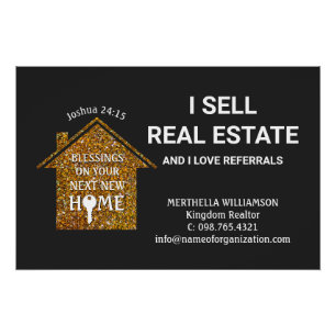 Poster Élégant I SELL IMMOBILIER Realtor