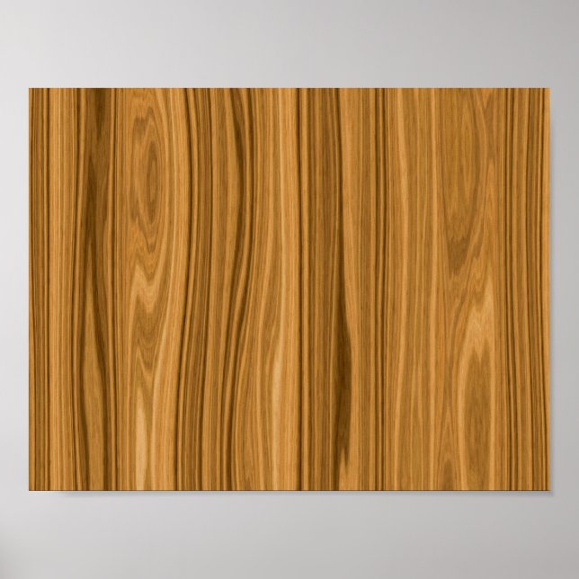 Poster Elegant Wood Grain (Devant)