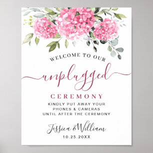 Poster Élégante Cérémonie de Mariage non branchée d'Hydra