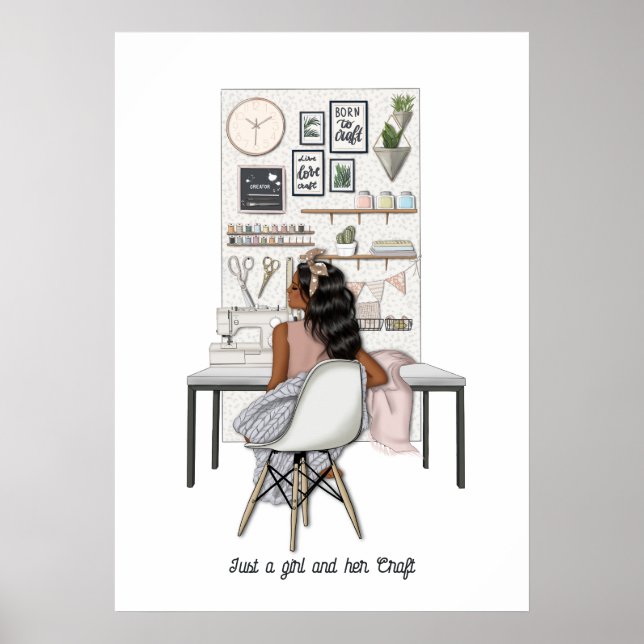 Poster Elégante reine de l'artisanat (Devant)