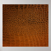 Élégante texture en cuir de crocodile marron.