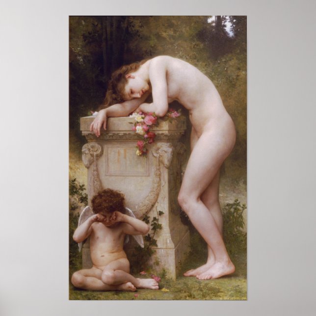 Poster Elegy par William-Adolphe Bouguereau (Devant)