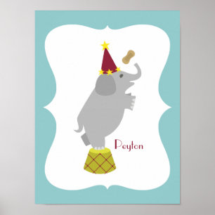 Poster Élément + Cacahuète Personnalisé de la Chambre de 