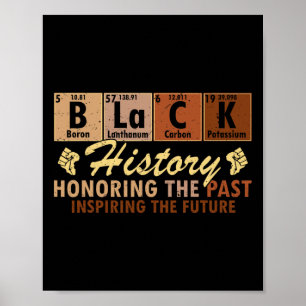 Poster Élément premier noir Mois de l'histoire des Noirs