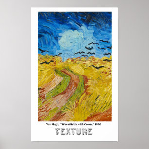 Poster Éléments d'Art - Texture mettant en vedette Van Go