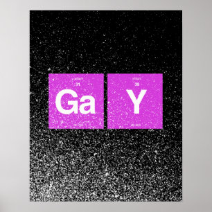POSTER ÉLÉMENTS GAIS