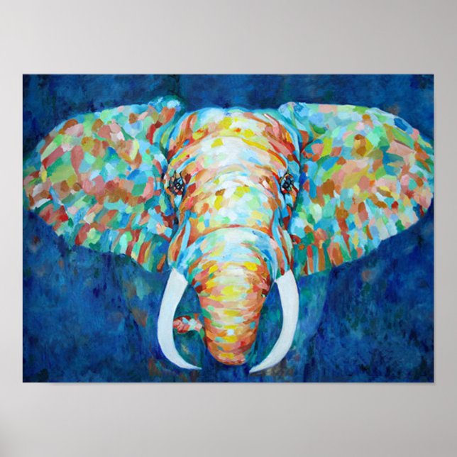 Poster éléphant (Devant)