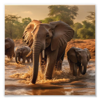 Poster éléphant