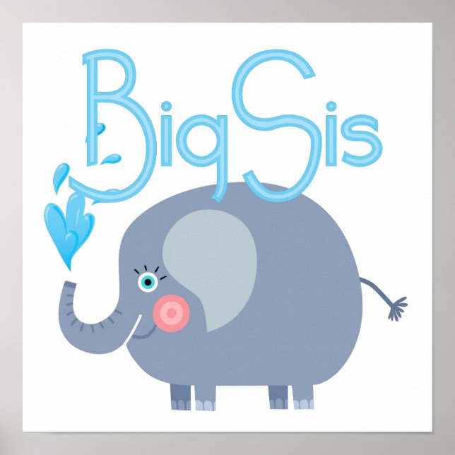 Poster Elephant Big Sis (Devant)