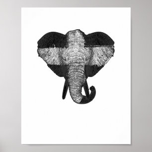 Poster Elephant Dieu Eglise Christian Cadeau Eléphant Chr