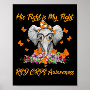 Poster Elephant Sa Lutte Est Mon Combat Rsd Crps Sensibil