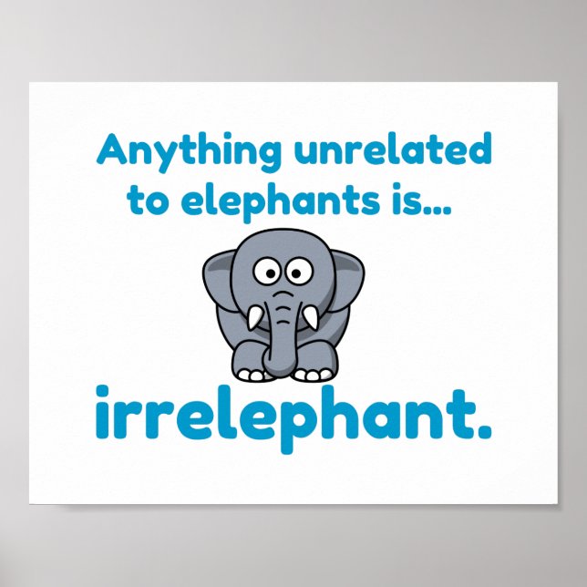 Poster éléphant sans libération (Devant)