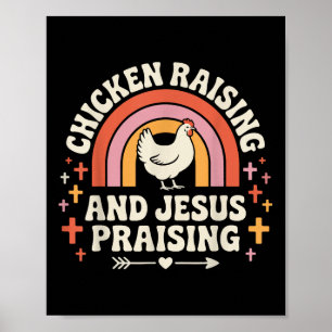 Poster Élevage De Poulet Et Louange De Jésus