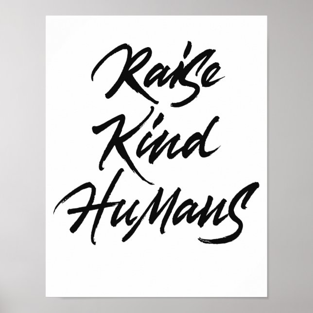 Poster Élever des humains gentils (Devant)