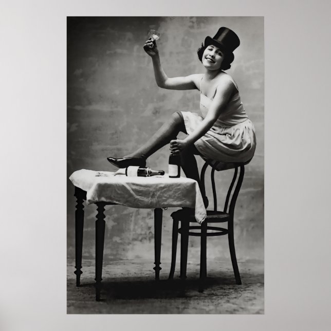 Poster ÉLEVER un VERRE à l'INTERDICTION c. 1920 (Devant)