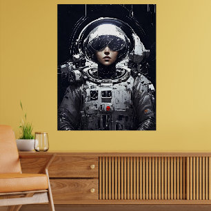 Poster Élever votre imagination : Frapper une astronaute