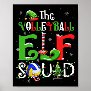Poster Elf Xmas Elf Casquette De Volleyball Scute Ss Cute