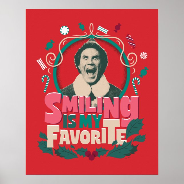 Poster Elfe - Sourire est mon préféré (Devant)