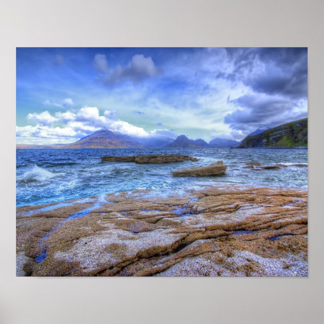 Poster Elgol, île de Skye (Devant)