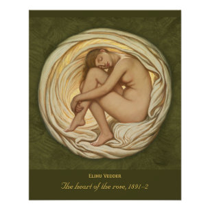 Poster Elihu Vedder Heart of the rose 1891-2