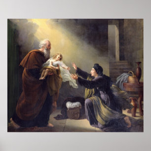 Poster Élijah ressuscitant le fils