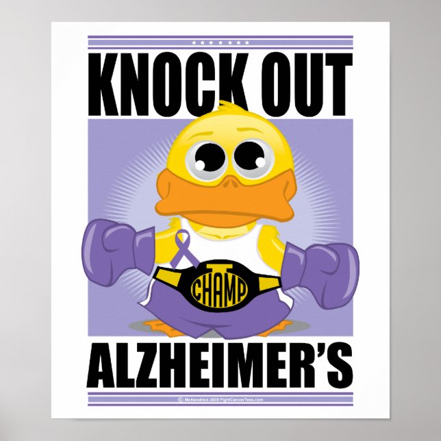 Poster Éliminer la maladie d'Alzheimer (Devant)