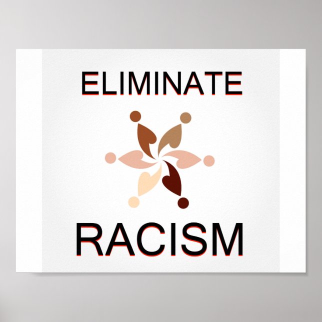 Poster Éliminer le racisme (Devant)