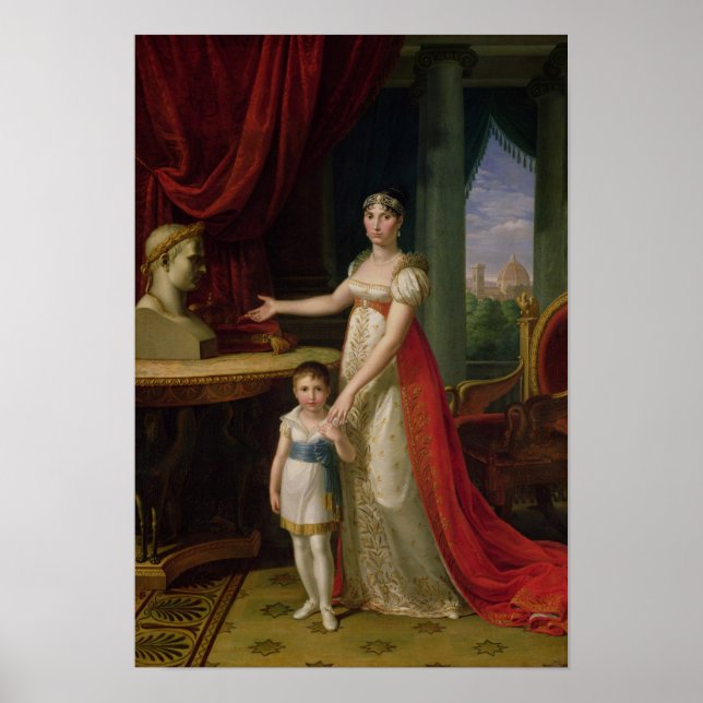 Poster Elisa Bonaparte Grande-Duchesse de Toscane (Devant)