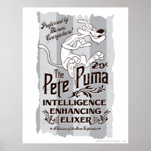 Poster Élixir d'intelligence de Pete Puma