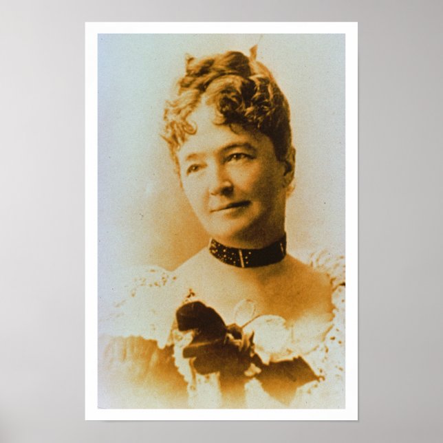 Poster Elizabeth Bacon Custer (1842-1933) épouse du génér (Devant)