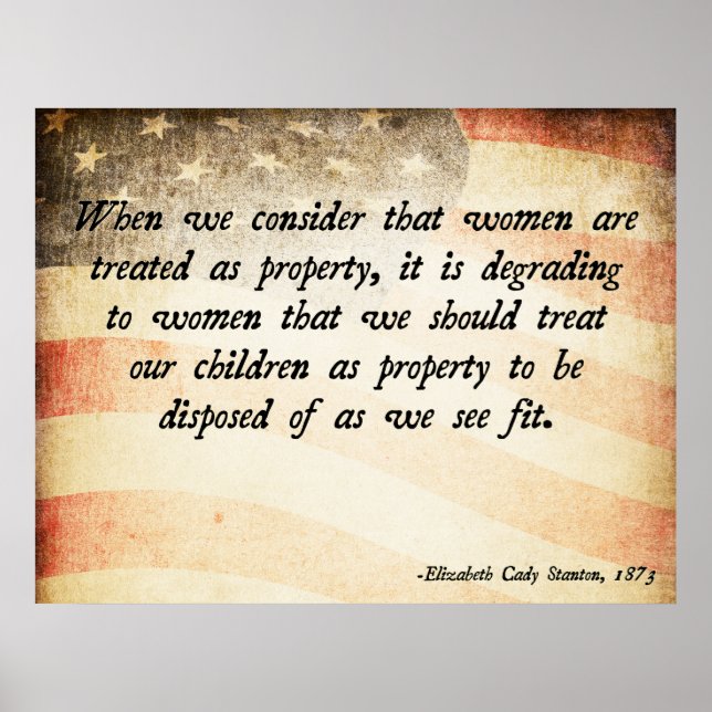 Poster Elizabeth Cady Stanton (Devant)