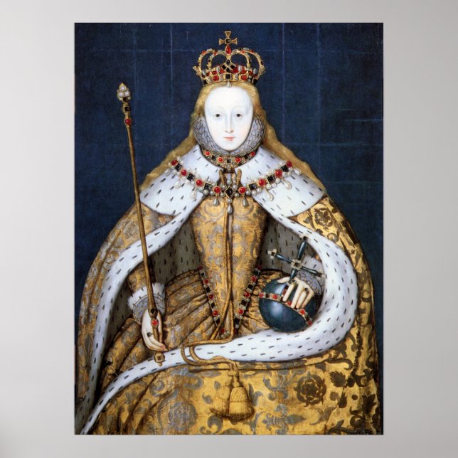 Poster Elizabeth I (Devant)