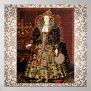 Poster Elizabeth I c 1599