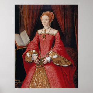 Poster Elizabeth I quand une princesse, William Scrots