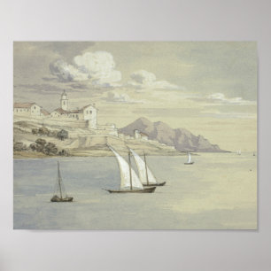 Poster Elizabeth Murray - Portofino de la mer, Gênes