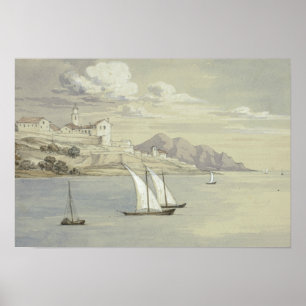 Poster Elizabeth Murray - Portofino de la mer, Gênes