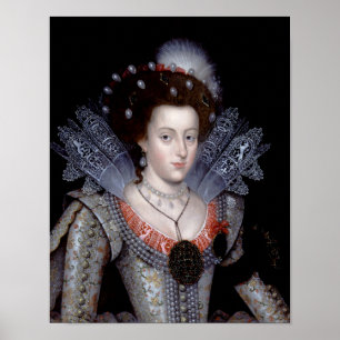 Poster Elizabeth, reine d'hiver de la Bohême