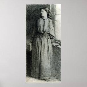 Poster Elizabeth Siddal, mai 1854