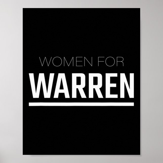 Poster Elizabeth Warren  (Devant)