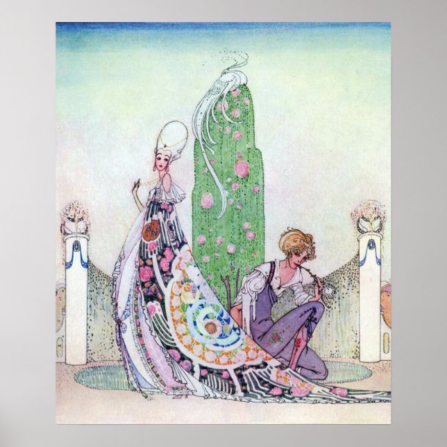 Poster Elle a arrêté par Kay Nielsen (Devant)