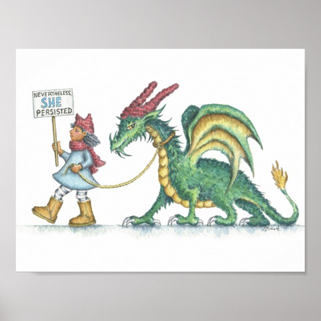 Poster Elle A Néanmoins Persisté ! (affiche HBdragon) (Devant)