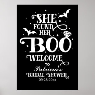 Poster Elle a trouvé son panneau de bienvenue pour la fêt
