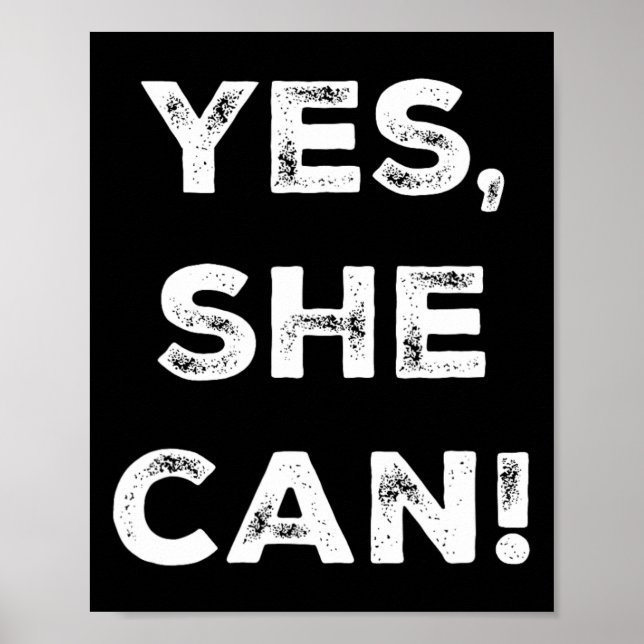 Poster Elle Can Kamala Harris Dnc Slogan Président 2024 (Devant)